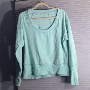 zella mint green sweater